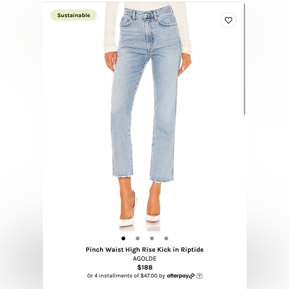 AGOLDE jeans size 25 - Picture 1 of 6
